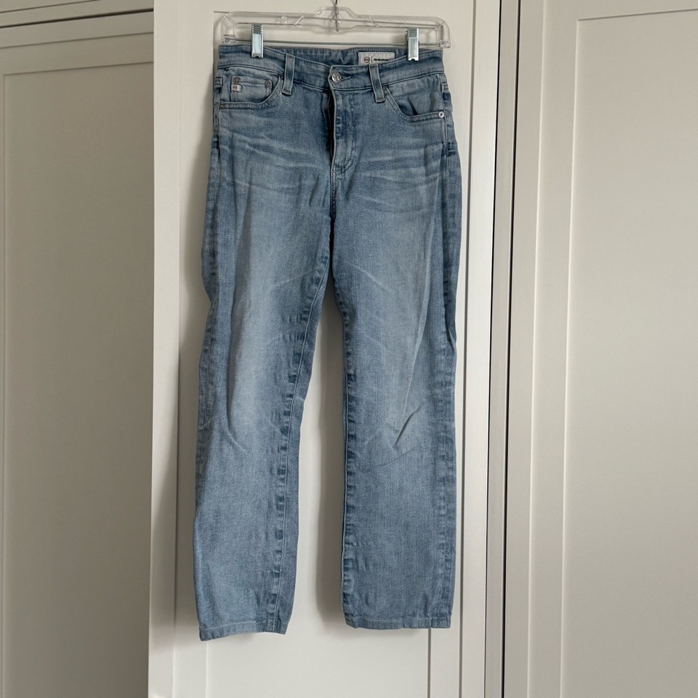 AG AG-ED Straight Leg Jeans — Faded Light Wash — Size 26